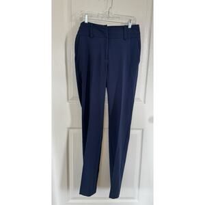 New York & Company Women’s Navy Straight Leg Dress Pants, Size 8 Tall